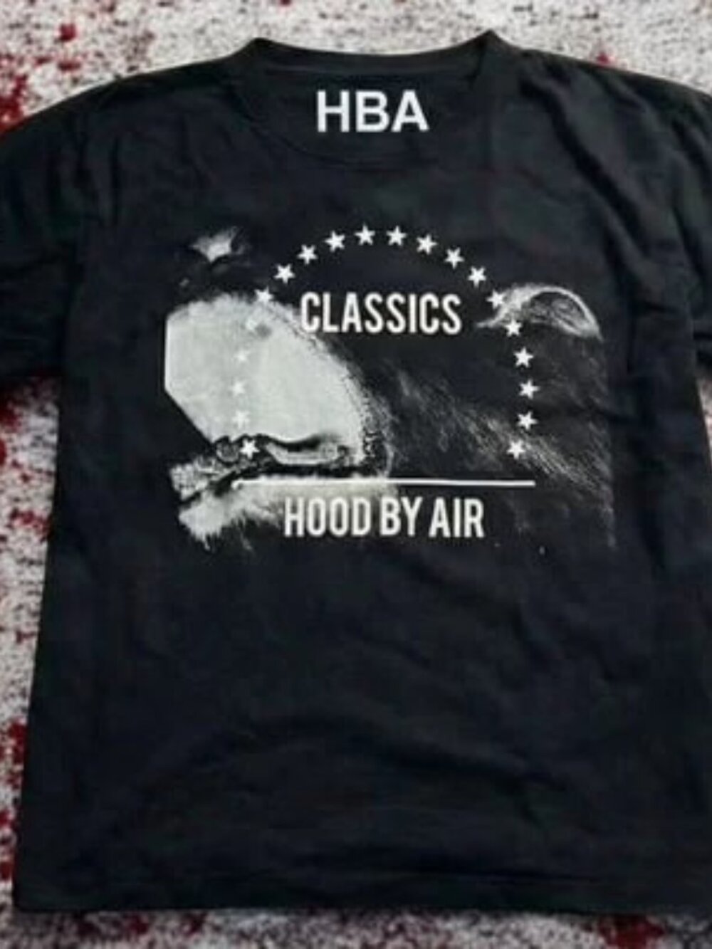 Hood By Air (HBA) Graphic T-Shirt Black